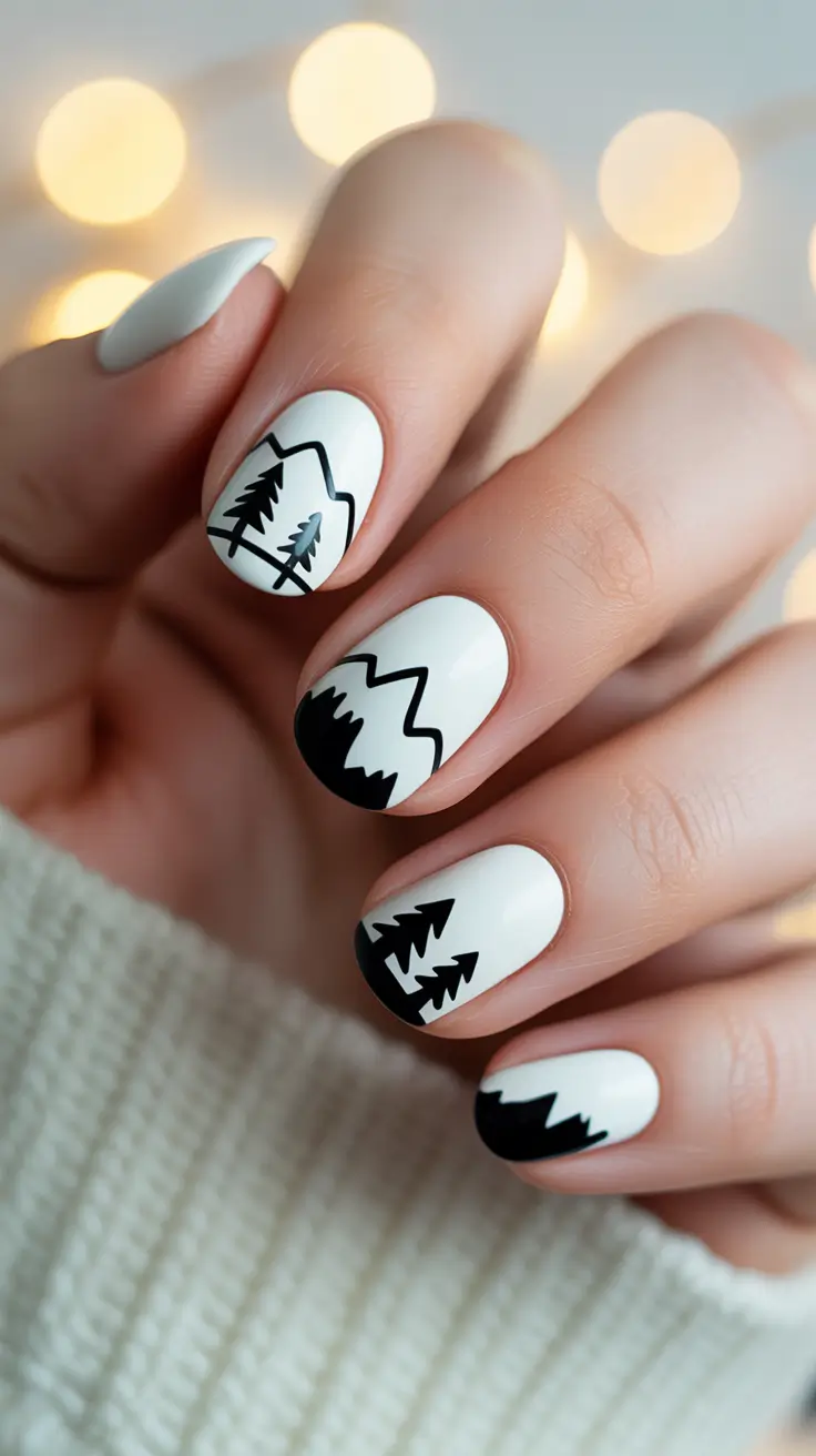 23 идеи рождественского дизайна ногтей: праздничный, стильный и совершенно уместный праздничный маникюр