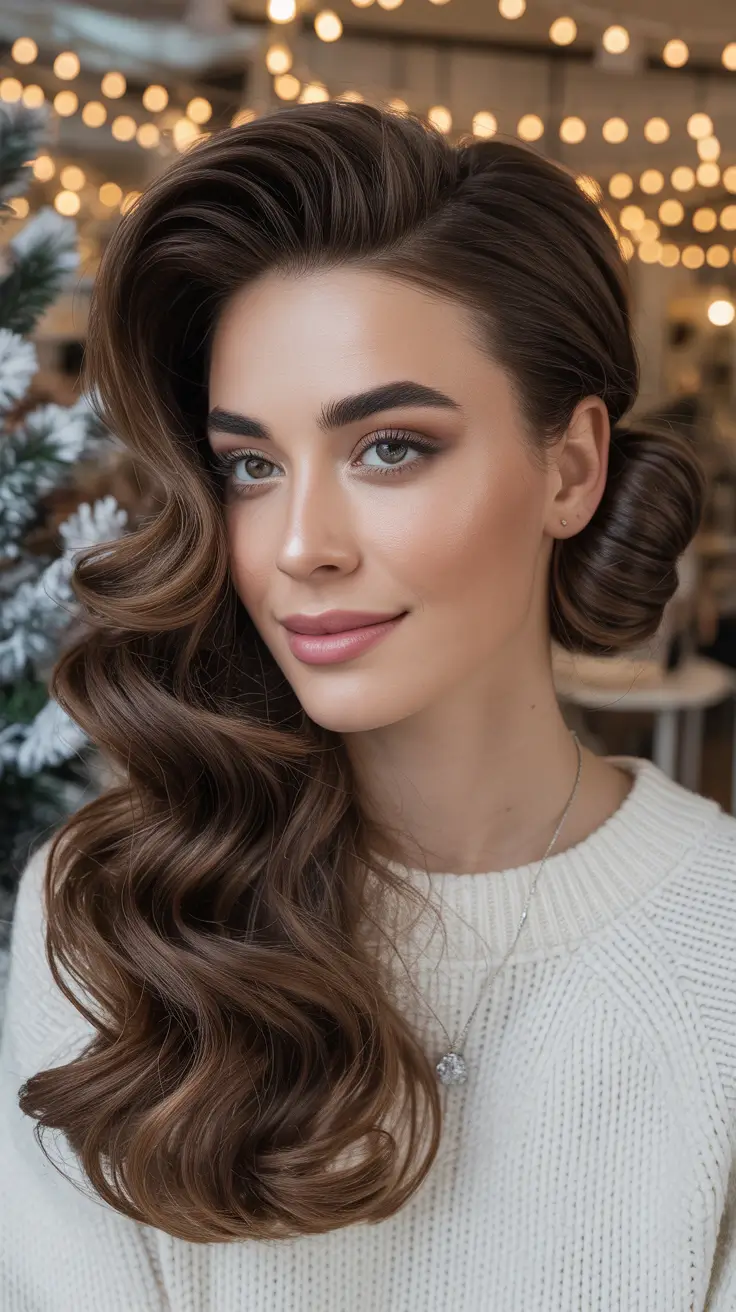 21 идея элегантных зимних причёсо