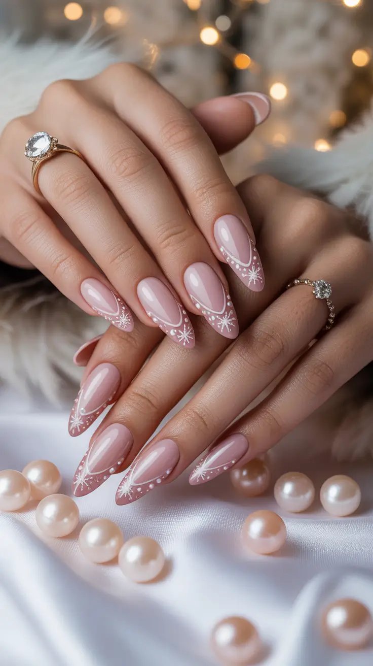 25 идей для розового рождественского маникюра: праздничный, стильный и полностью соответствующий трендам 25 идей для розового рождественского маникюра: праздничный, стильный и полностью соответствующий трендам