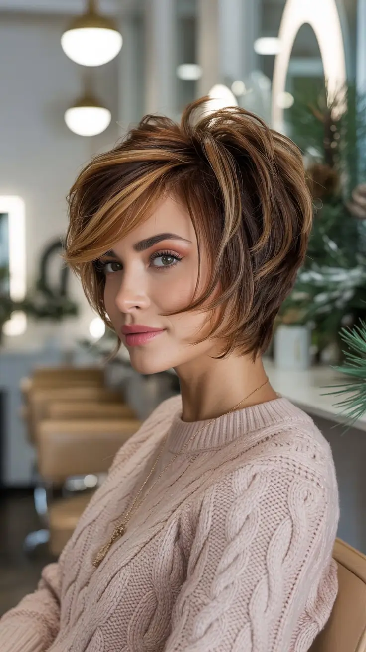 25 вдохновляющих стрижек на зиму: стильные стрижки и идеи окрашивания