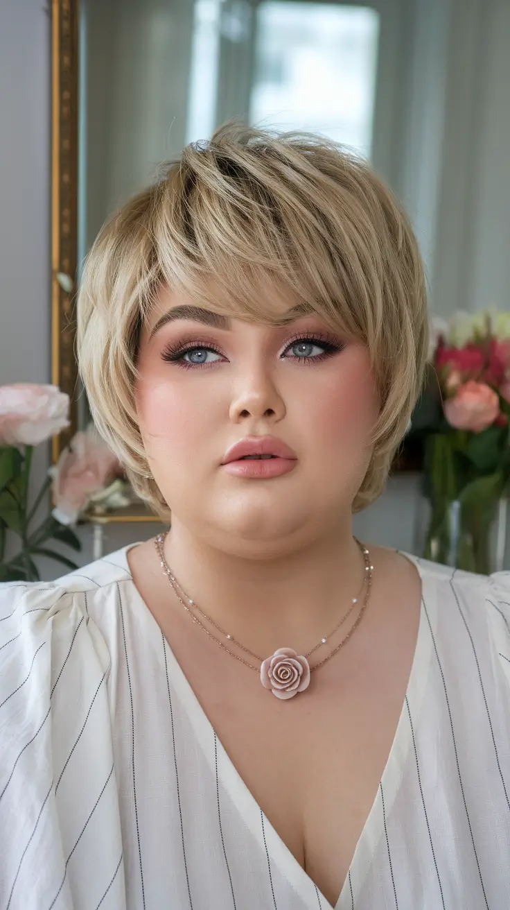 20 удачных стрижек для пухлых лиц, которые стоит попробовать этой осенью 20 удачных стрижек для пухлых лиц, которые стоит попробовать этой осенью