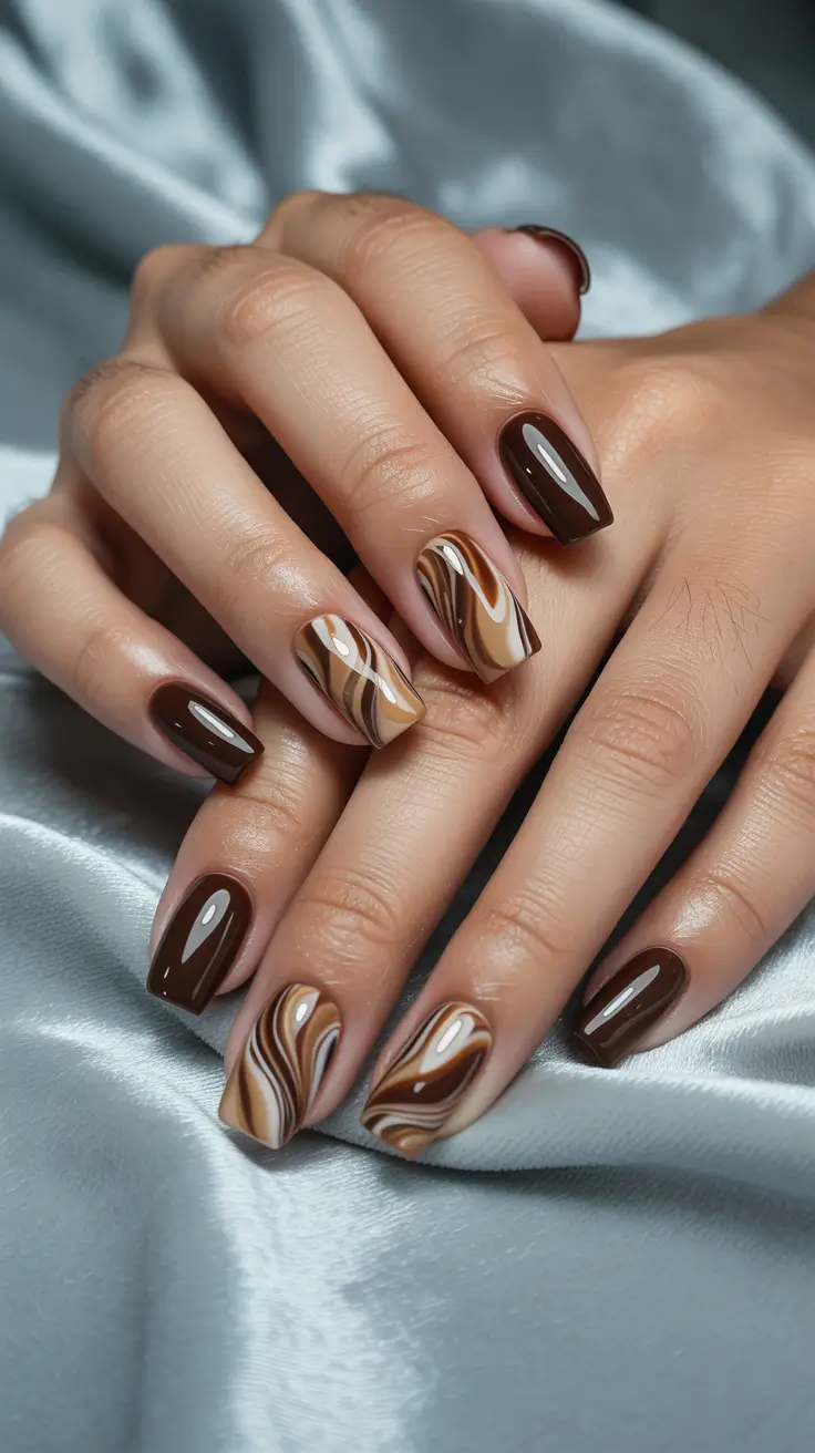 25 последних трендов в окрашивании ногтей на осень, которые вдохновят вас на сезонный маникюр