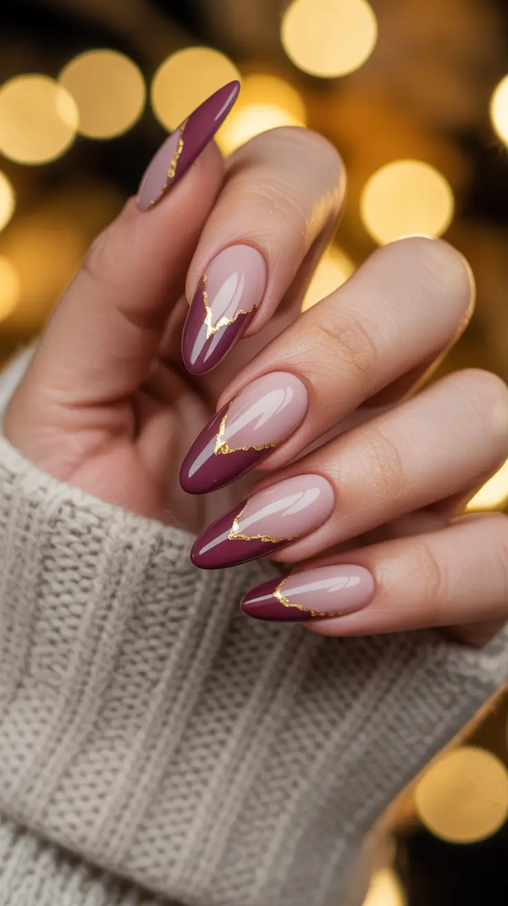 24 зимних миндальных маникюра: модные и элегантные дизайны для холодного времени года