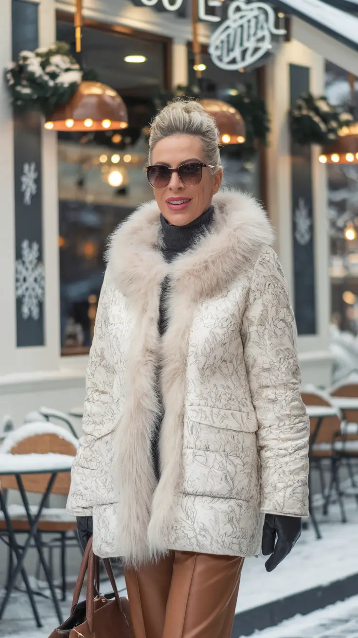 22 образа для женщин старше 50 лет — зима: оставайтесь стильными и не мёрзните