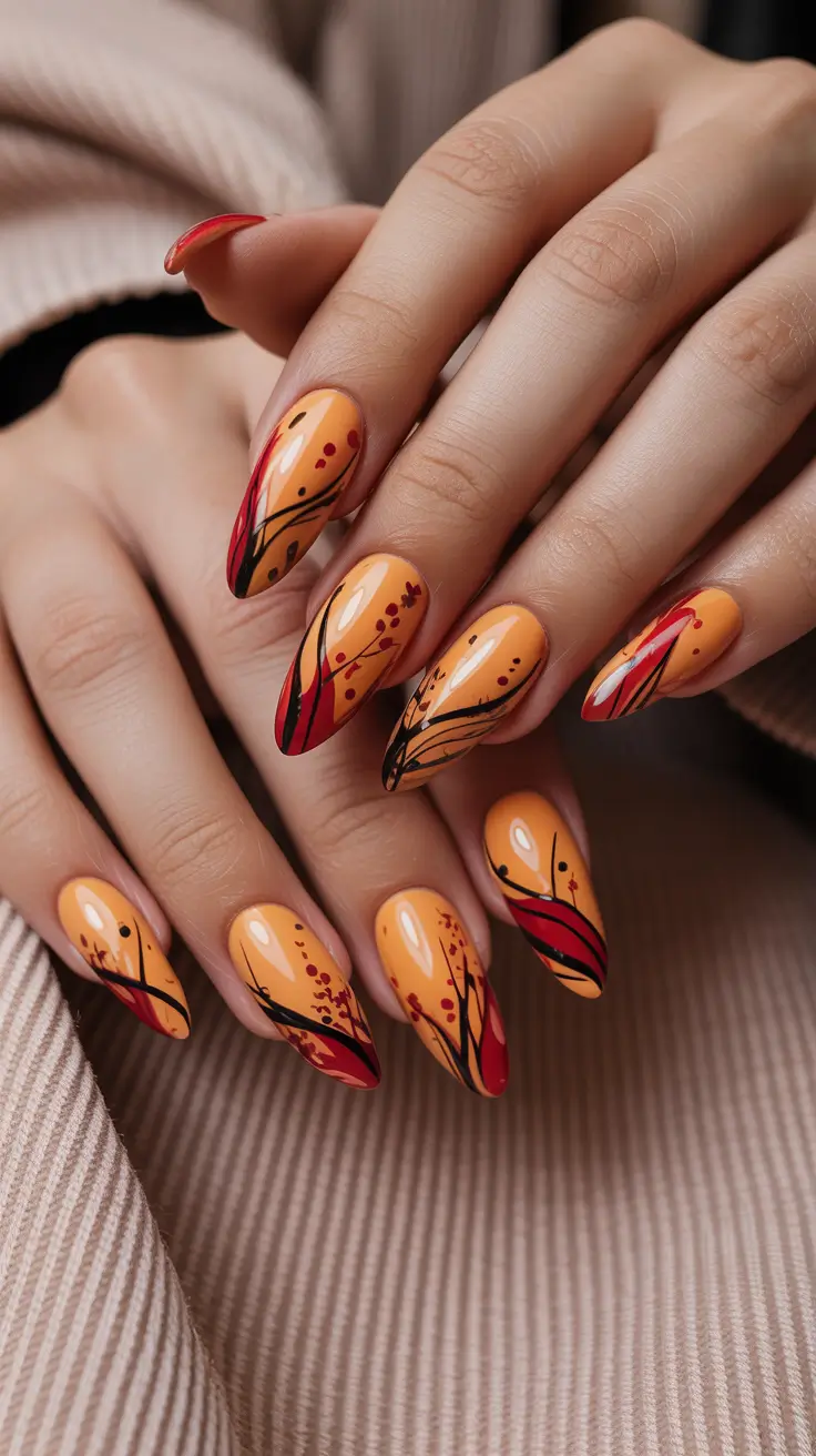 23 осенних дизайна ногтей, которые вдохновят вас на новый маникюр