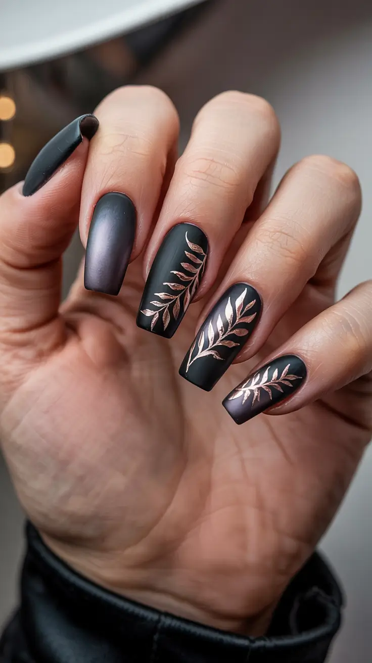 25 идей для осеннего маникюра в форме балерины