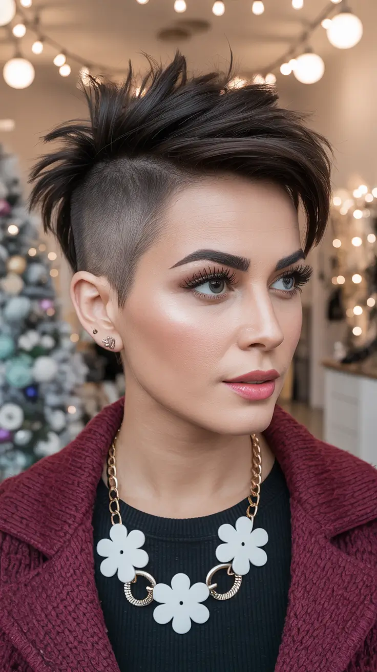 25 идей зимних стрижек пикси для стильных коротких причёсок