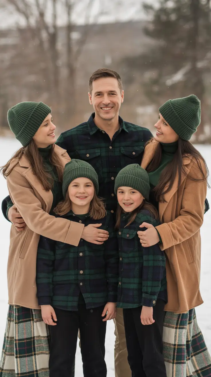 24 образа для семейных фотографий зимой, чтобы сохранить уютные и стильные воспоминания