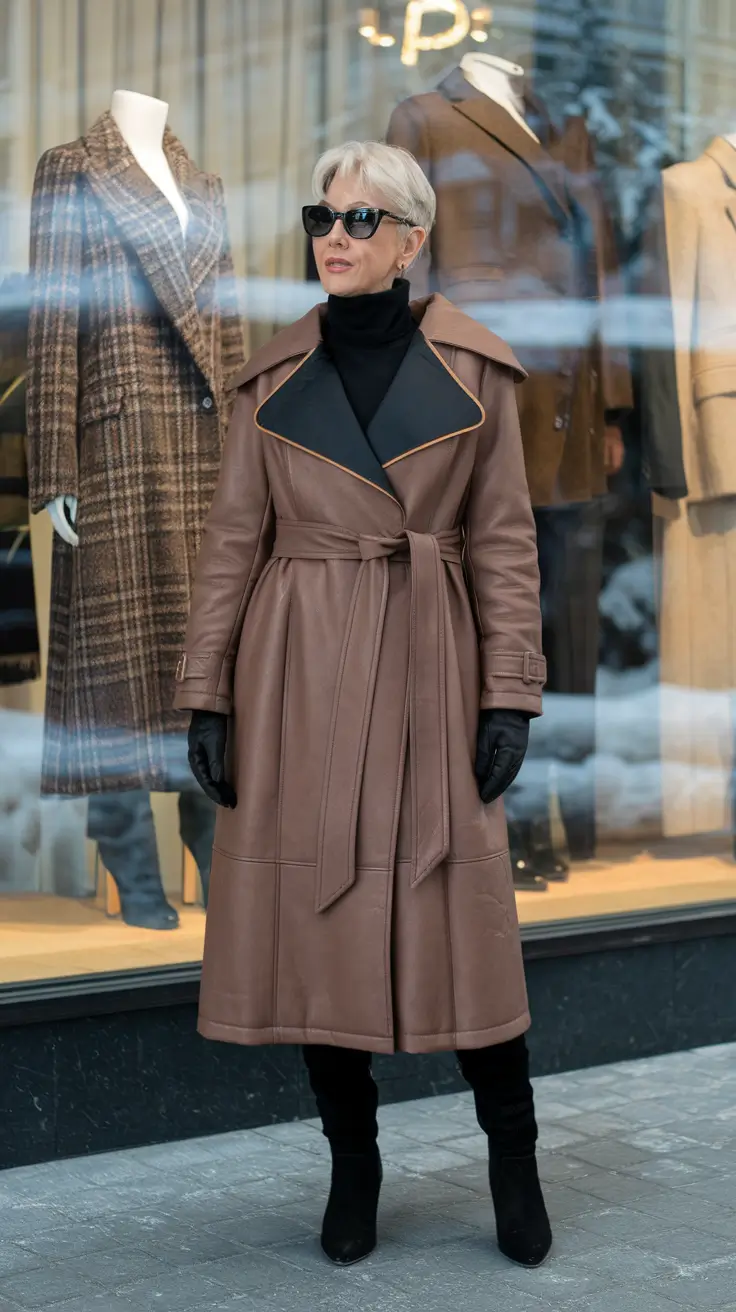 22 образа для женщин старше 50 лет — зима: оставайтесь стильными и не мёрзните