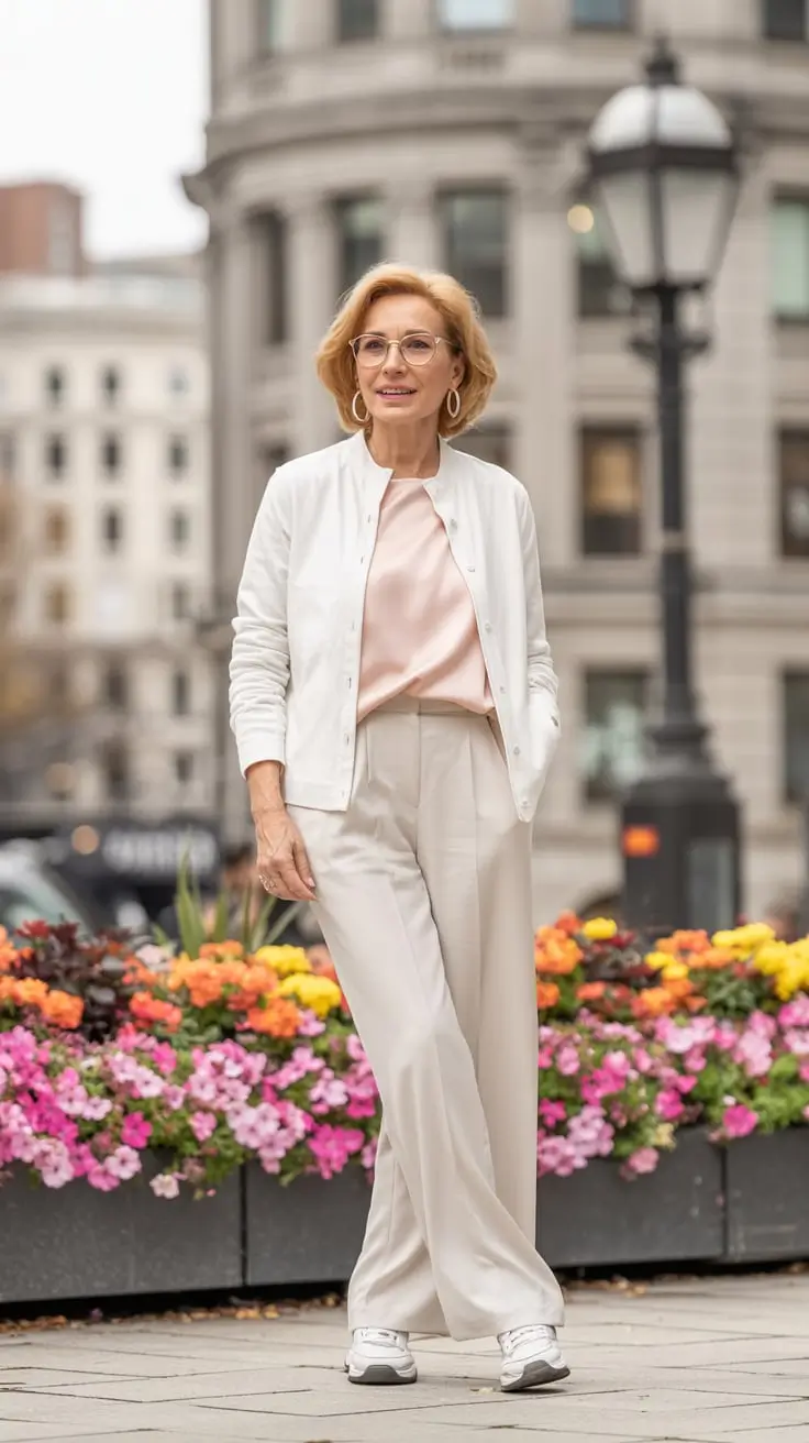 25 стильных осенних образов для женщин старше 60 лет