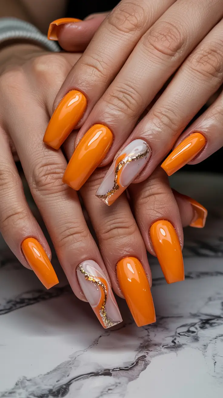 25 идей для осеннего маникюра в форме балерины