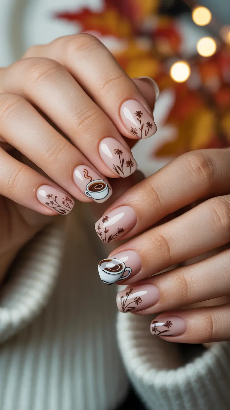 22 идеи осеннего дизайна ногтей, которые вам захочется повторить