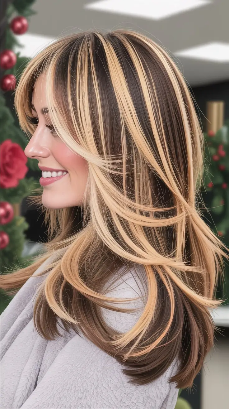 25 идей для мелирования в зимних оттенках для стильного сезонного образа