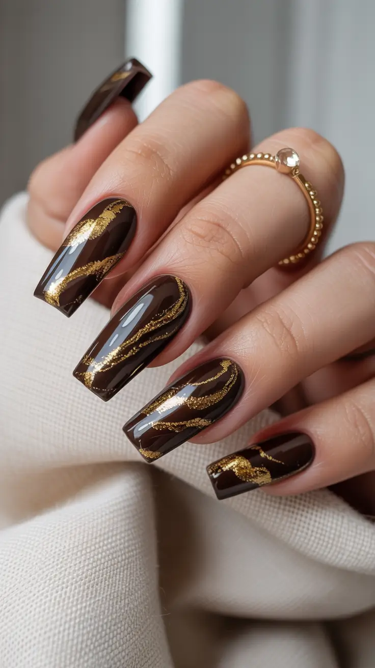 25 стильных осенне-зимних вариантов маникюра для уютных и элегантных сезонных образов