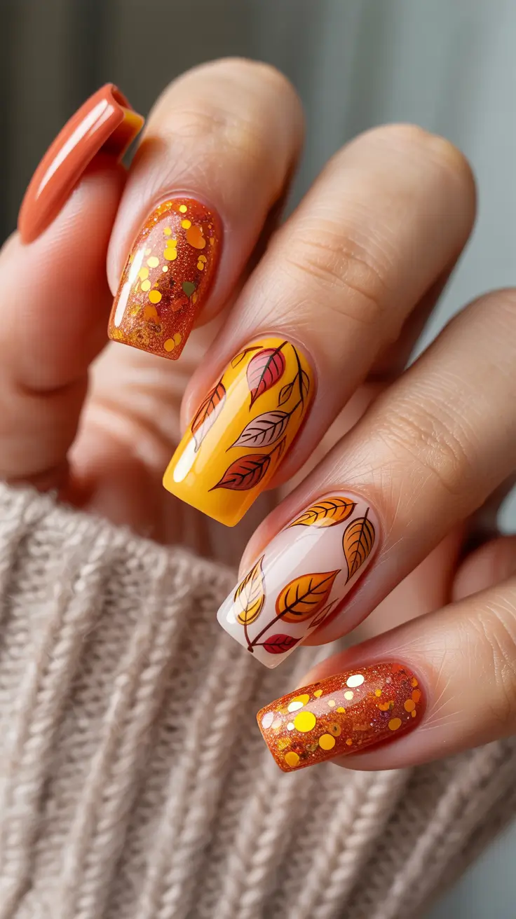 25 осенних идей для коротких и длинных ногтей, которые идеально подойдут для этого сезона