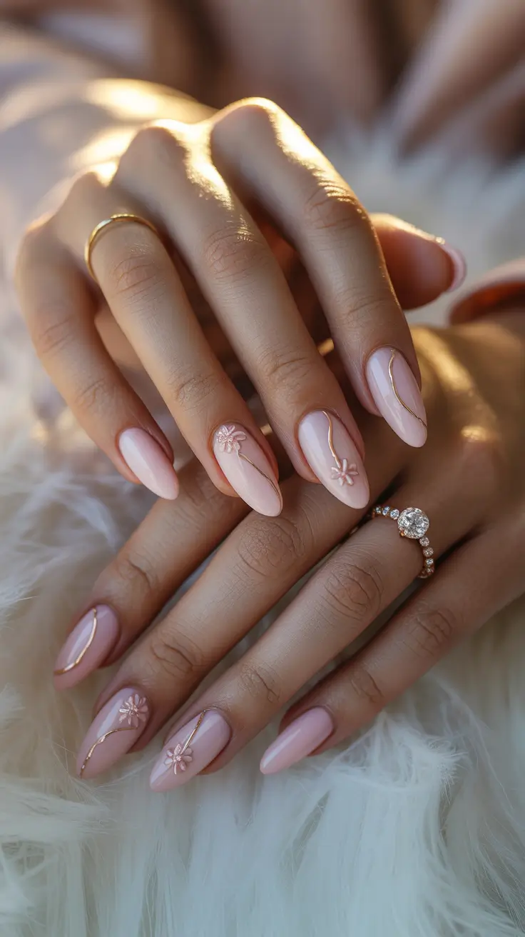 25 идей для зимнего маникюра в розовых тонах: стильно, современно и совершенно уместно