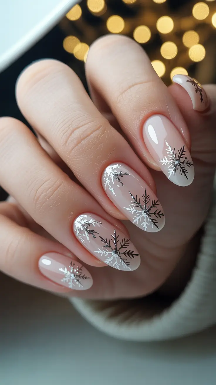 24 идеи нейтрального зимнего маникюра для элегантного образа в холодное время года