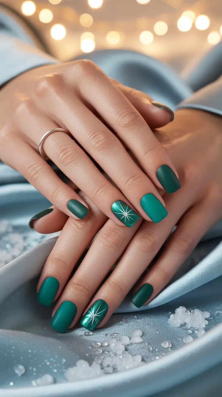 Элегантно в холода: 24 коротких зимних дизайна и цвета для маникюра Элегантно в холода: 24 коротких зимних дизайна и цвета для маникюра