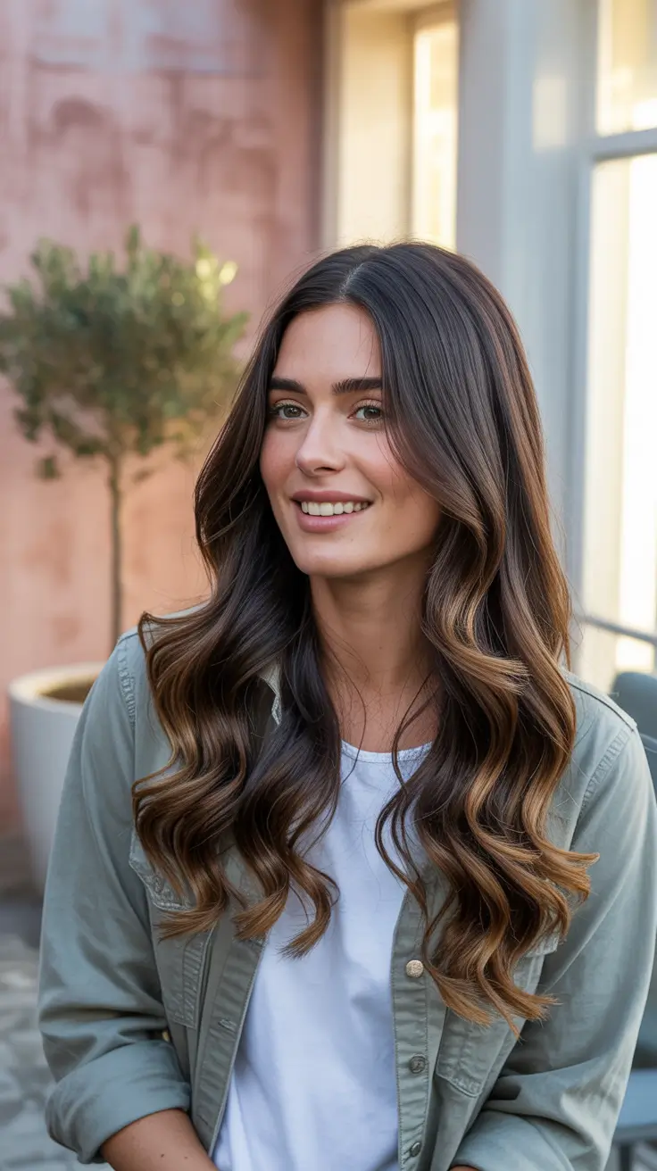 Осенние идеи окрашивания каштановых волос: свежие тренды и стильные решения Осенние идеи окрашивания каштановых волос: свежие тренды и стильные решения