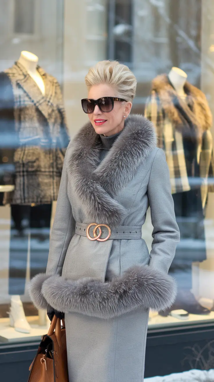22 образа для женщин старше 50 лет — зима: оставайтесь стильными и не мёрзните