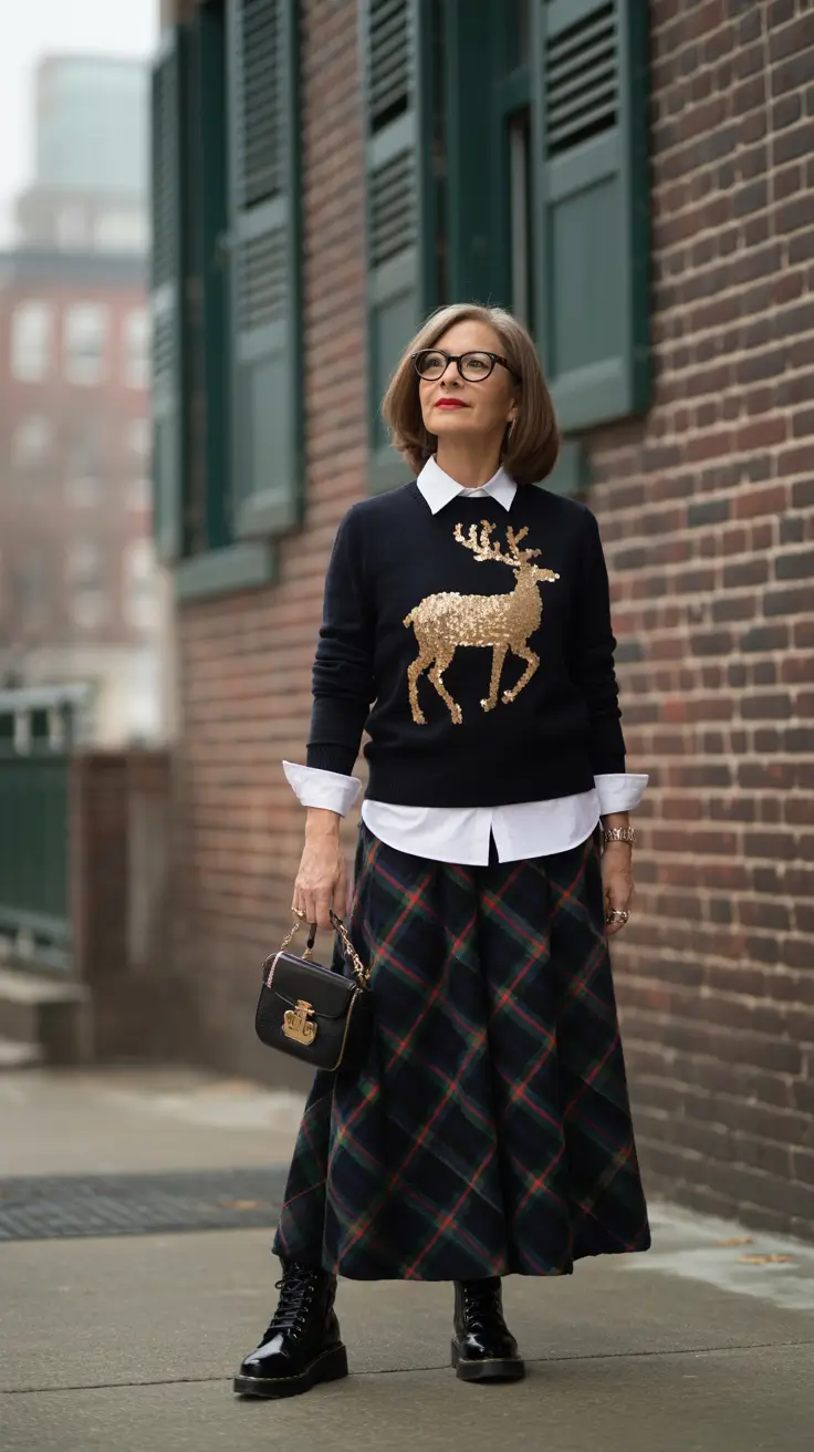 25 стильных осенних образов для женщин старше 60 лет