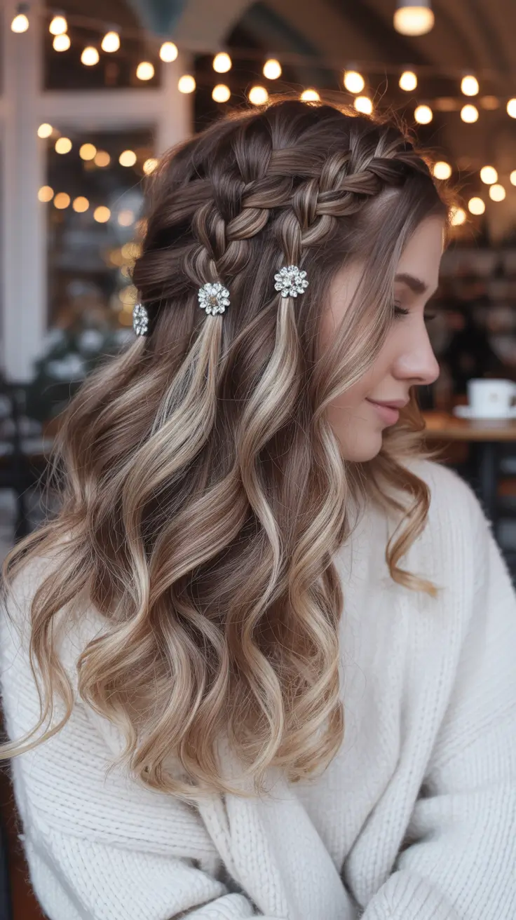 25 милых зимних причёсок на любой случай