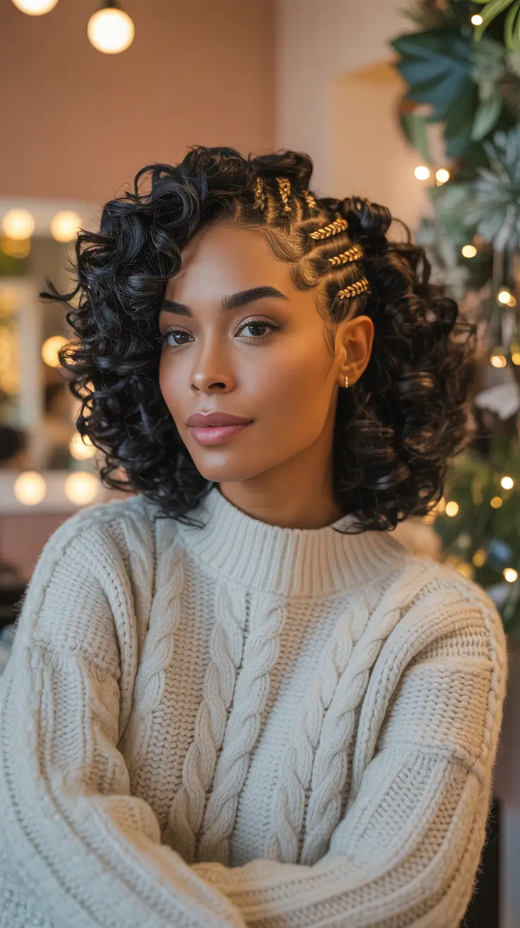 24 причёски для темнокожих женщин на зиму