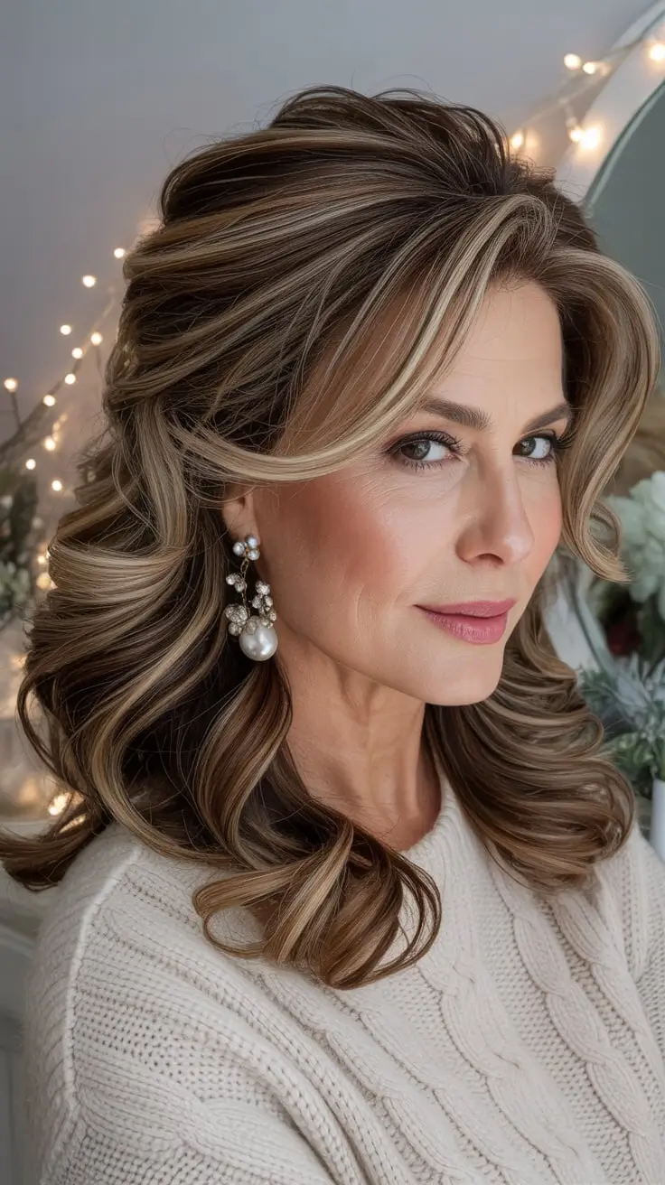 24 зимние причёски и цвета для женщин старше 40