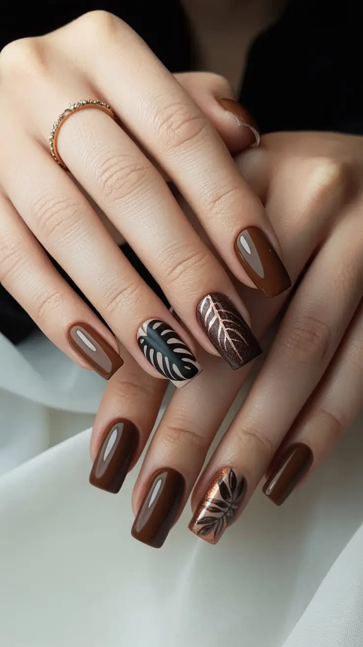 25 модных коричневых осенних маникюров, которые переосмысливают осенний шик 25 модных коричневых осенних маникюров, которые переосмысливают осенний шик