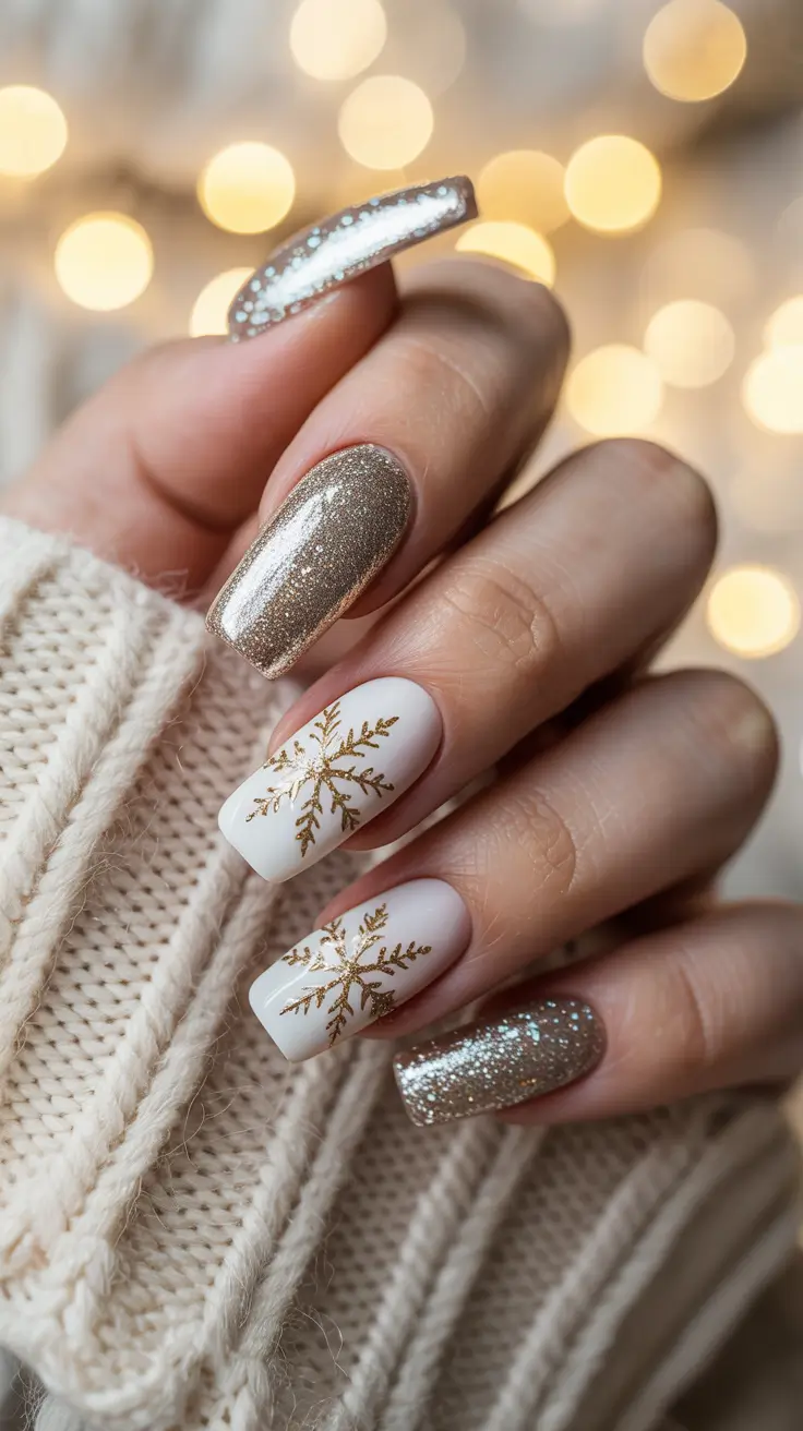 25 идей зимнего маникюра 25 идей зимнего маникюра