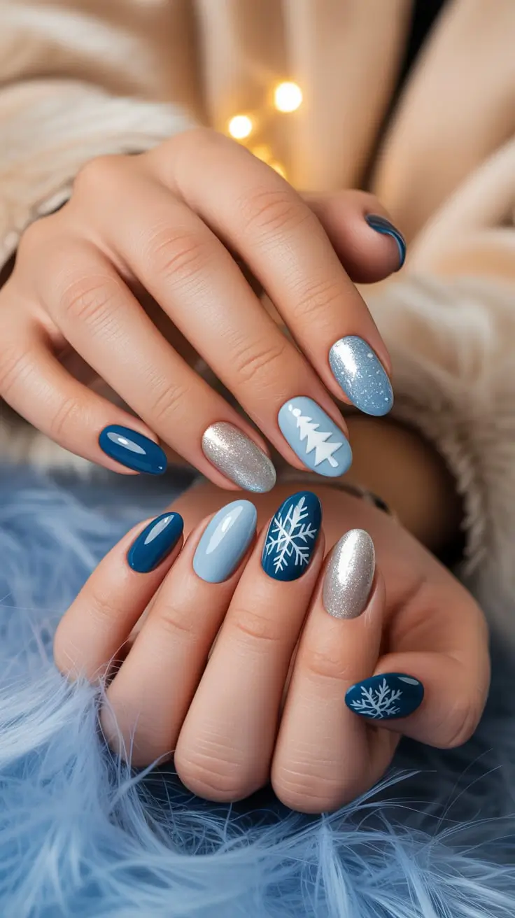 24 модных простых варианта зимнего маникюра для создания уютного и стильного образа 24 модных простых варианта зимнего маникюра для создания уютного и стильного образа