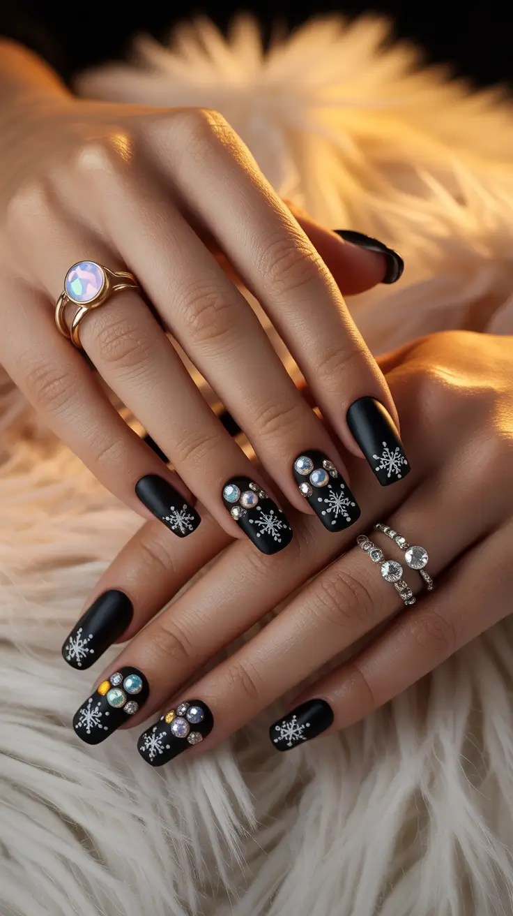 25 зимних идей для акрилового маникюра: потрясающий сезонный маникюр 25 зимних идей для акрилового маникюра: потрясающий сезонный маникюр