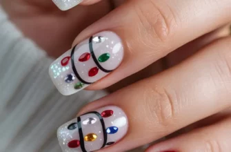22 идеи рождественского нейл-арта: праздничный, стильный и модный маникюр