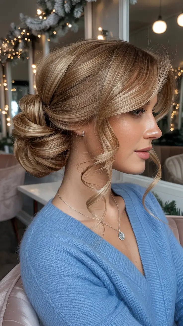 21 идея элегантных зимних причёсо