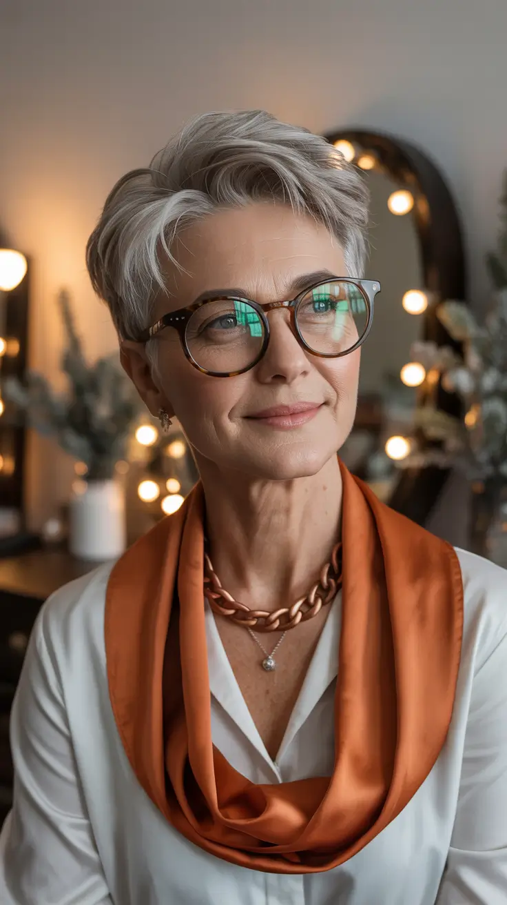 23 стрижки и цвета волос для женщин старше 60 лет, которые выглядят элегантно зимой