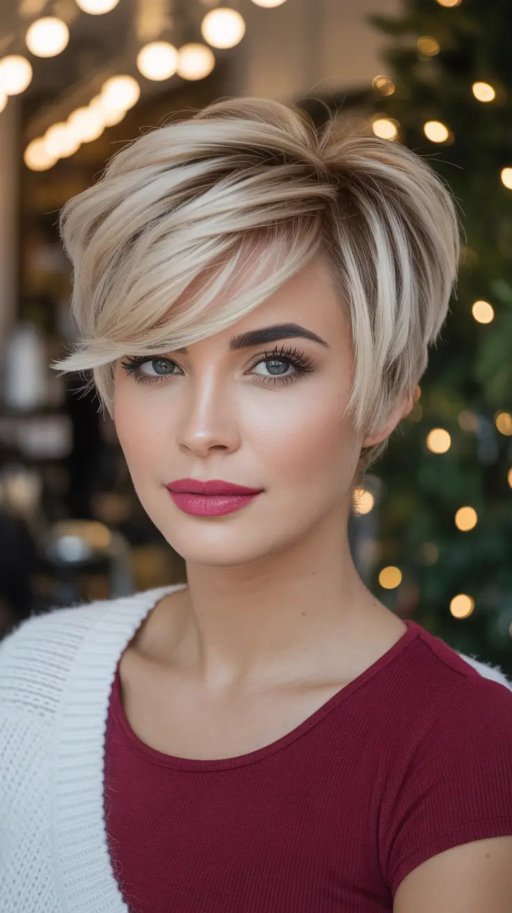 22 идеи зимних стрижек для круглого лица, которые освежат ваш образ