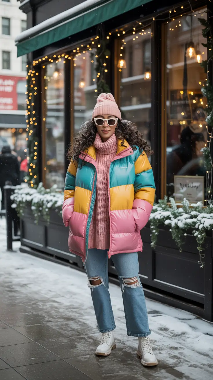 24 образа с зимними пуховиками: стильно и уютно 24 образа с зимними пуховиками: стильно и уютно