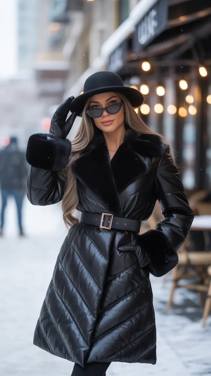 24 стильных варианта зимних нарядов