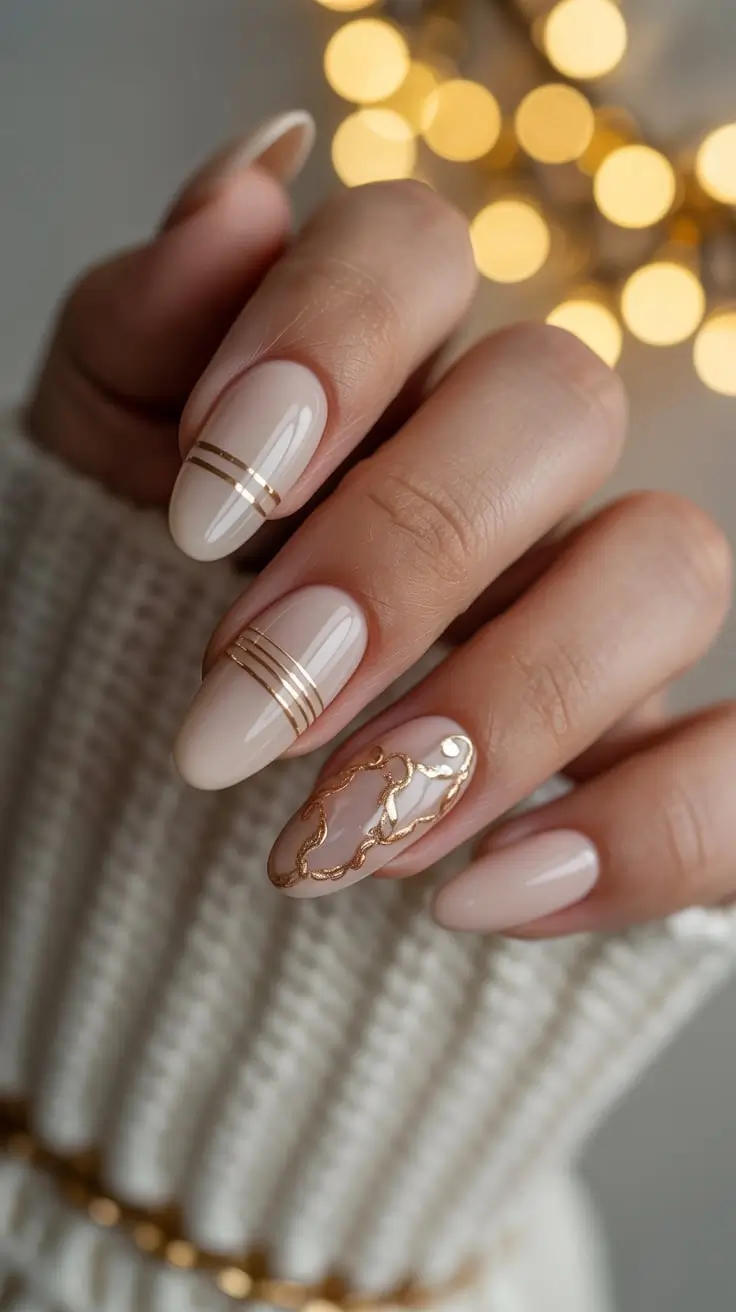 24 идеи нейтрального зимнего маникюра для элегантного образа в холодное время года