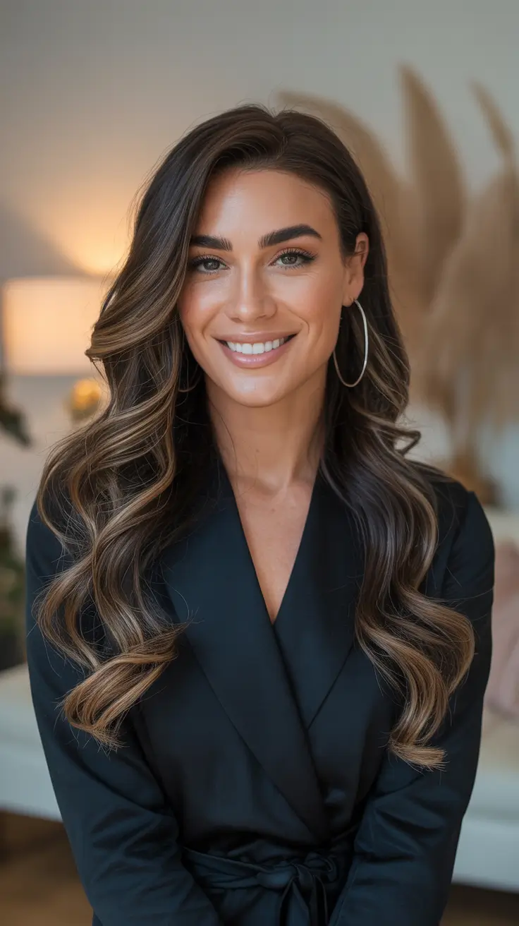 Осенние идеи окрашивания каштановых волос: свежие тренды и стильные решения Осенние идеи окрашивания каштановых волос: свежие тренды и стильные решения