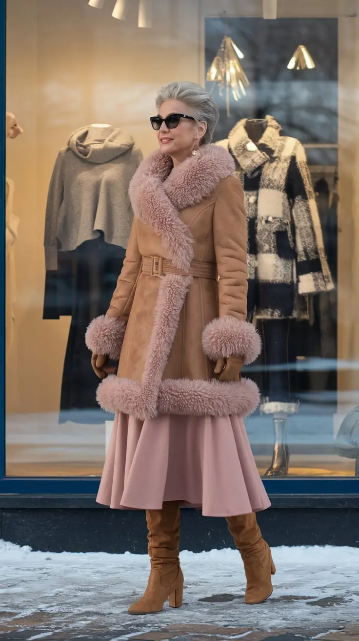 22 образа для женщин старше 50 лет — зима: оставайтесь стильными и не мёрзните