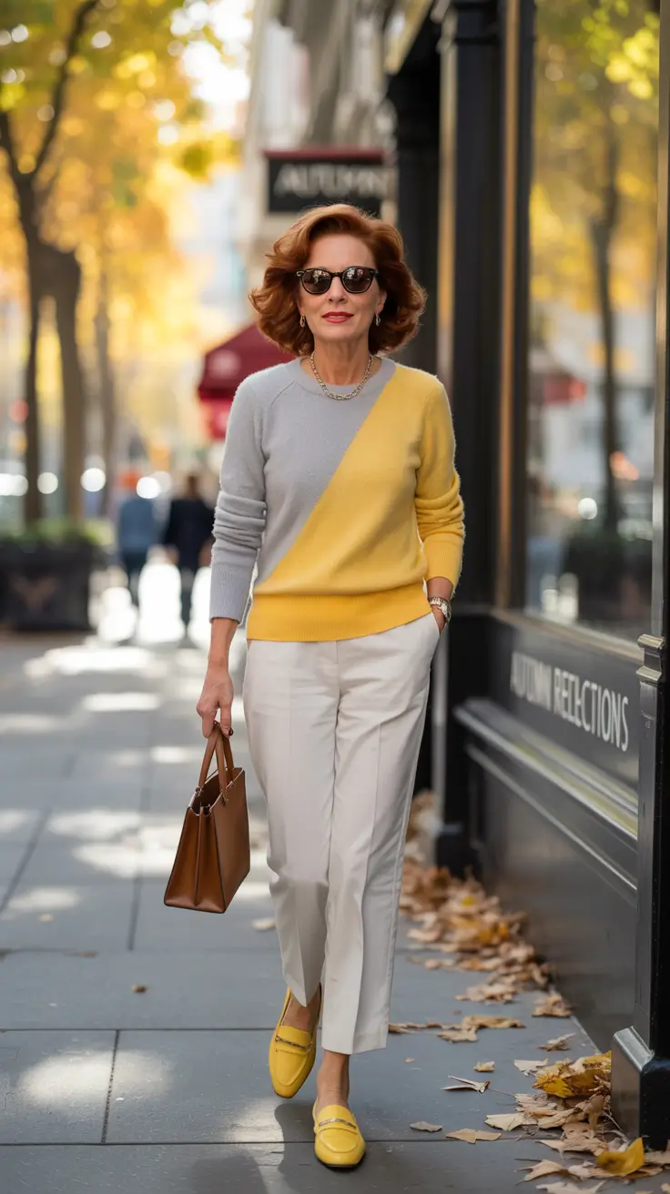 25 стильных осенних образов для женщин старше 60 лет