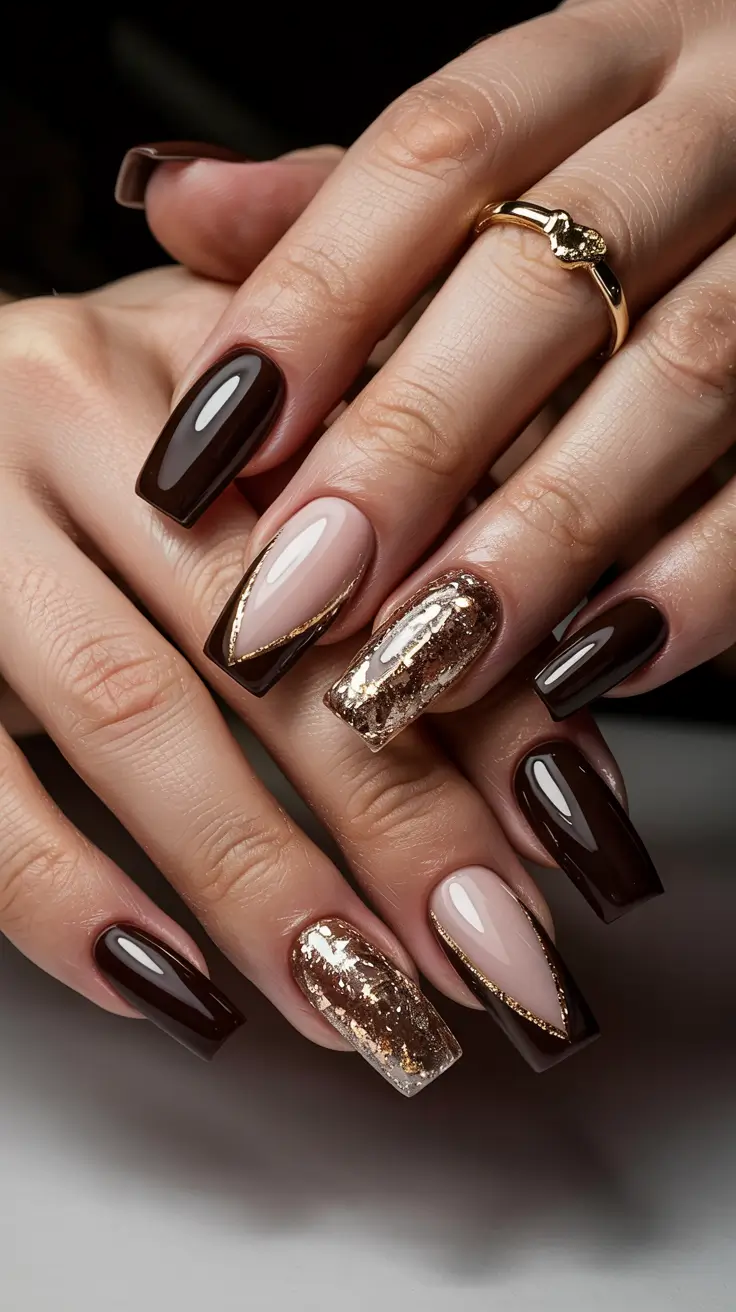 25 идей для осеннего маникюра в форме балерины