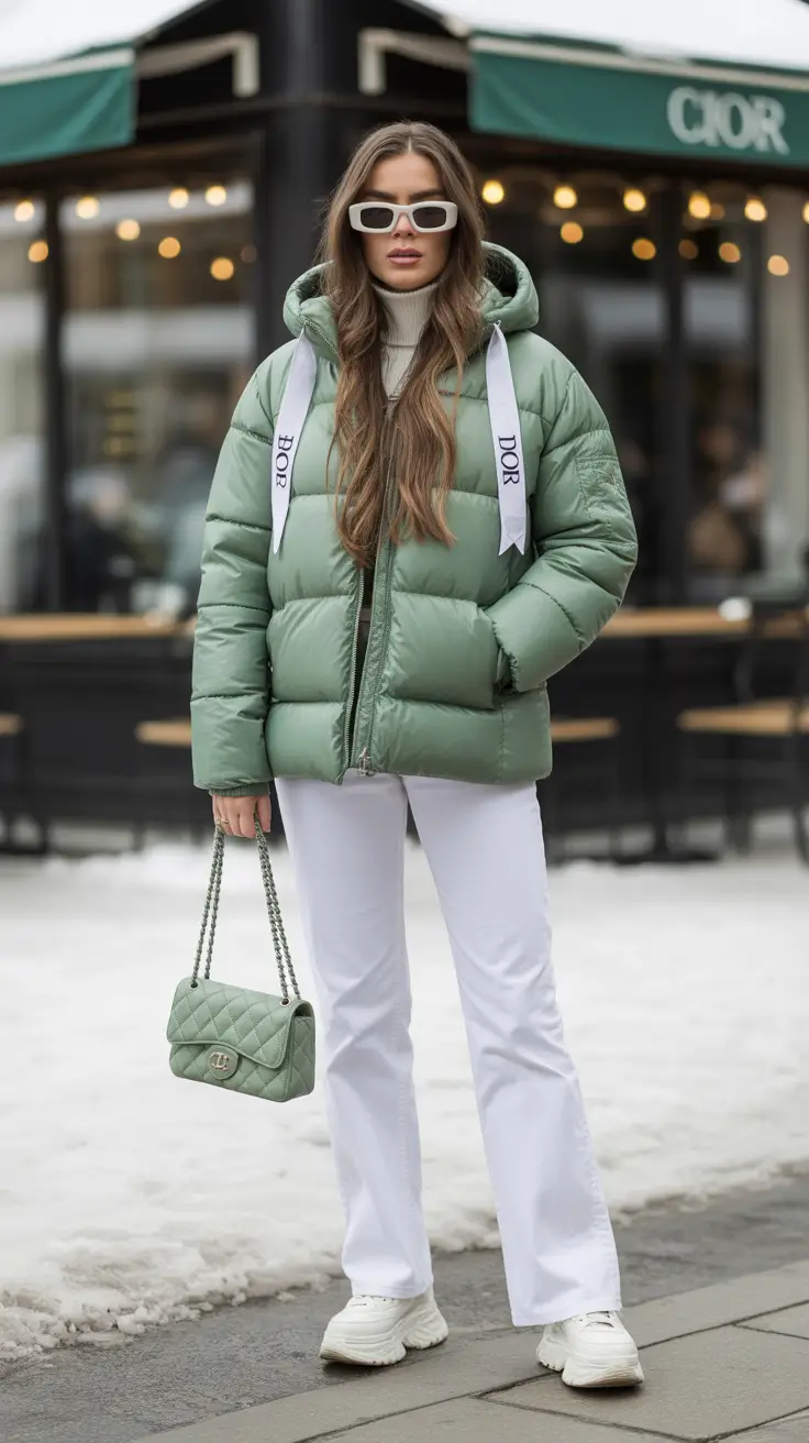 24 образа с зимними пуховиками: стильно и уютно 24 образа с зимними пуховиками: стильно и уютно