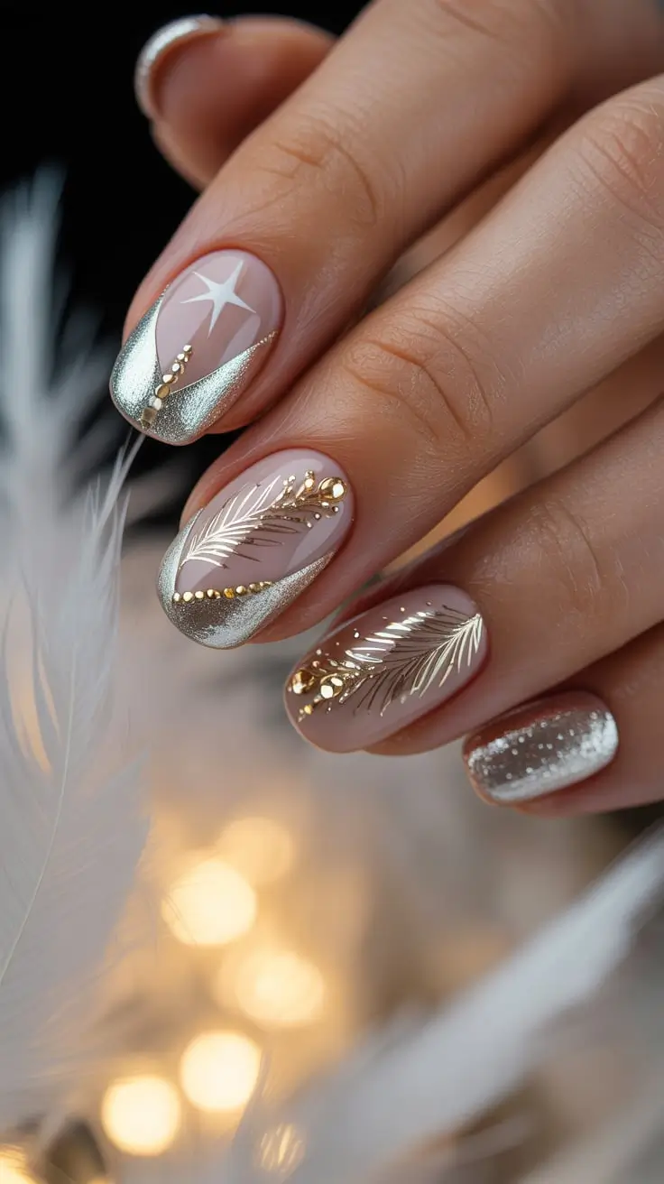 24 идеи нейтрального зимнего маникюра для элегантного образа в холодное время года