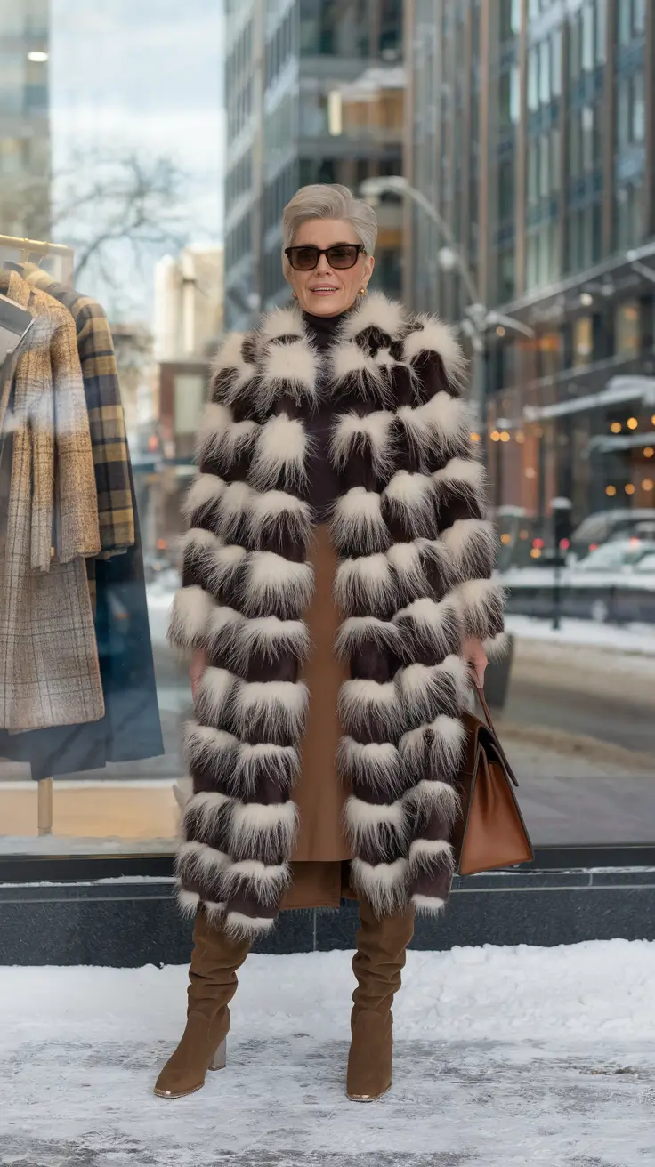 22 образа для женщин старше 50 лет — зима: оставайтесь стильными и не мёрзните