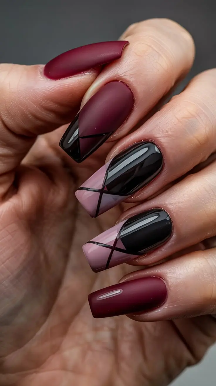 25 идей для осеннего маникюра в форме балерины