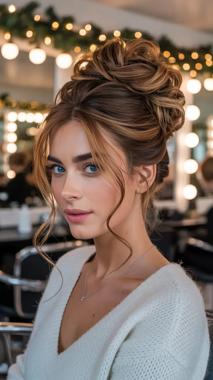 21 идея элегантных зимних причёсо