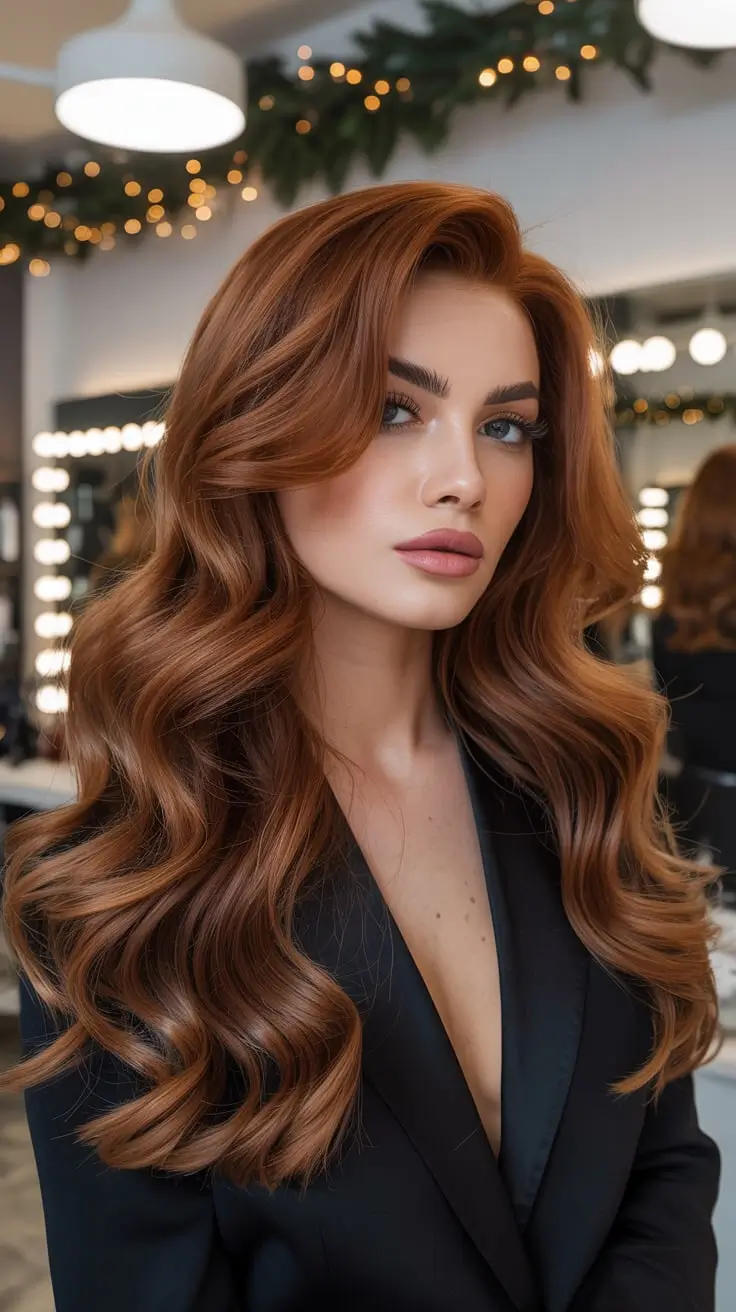 24 идеи для окрашивания волос в рыжий цвет зимой: модные оттенки этого сезона