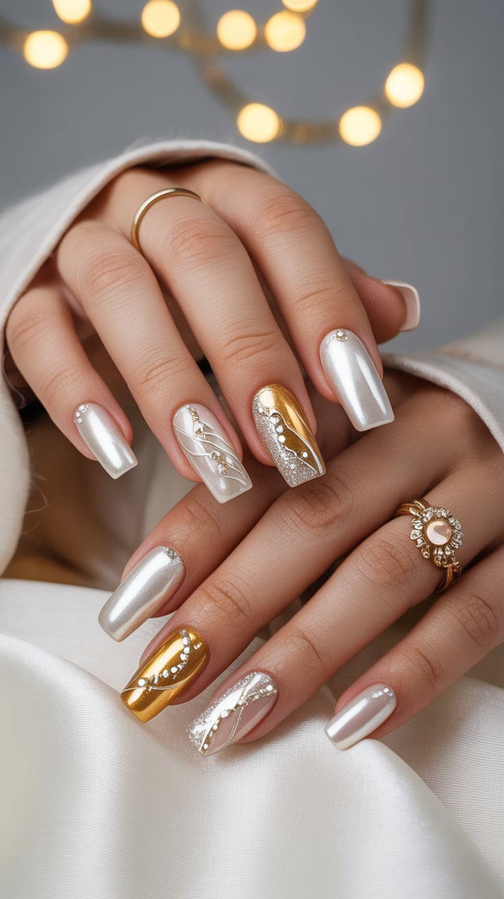 24 потрясающих варианта дизайна и цвета зимнего маникюра для создания шикарного сезонного образа 24 потрясающих варианта дизайна и цвета зимнего маникюра для создания шикарного сезонного образа